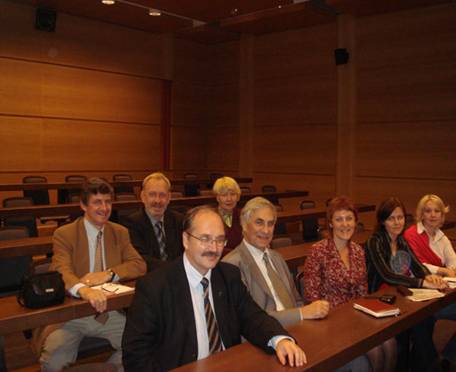 Jean-Antoine Duprat, Sergey Shestakov, Larisa Sokolova, Victor Martynikhin, Michel Carmona, Olesya Baklashkina (interpreter), Natalia Bogomolova, Natalia Khokhlova